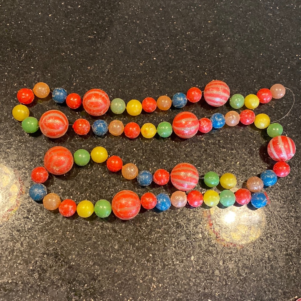 Vintage plastic candy garland